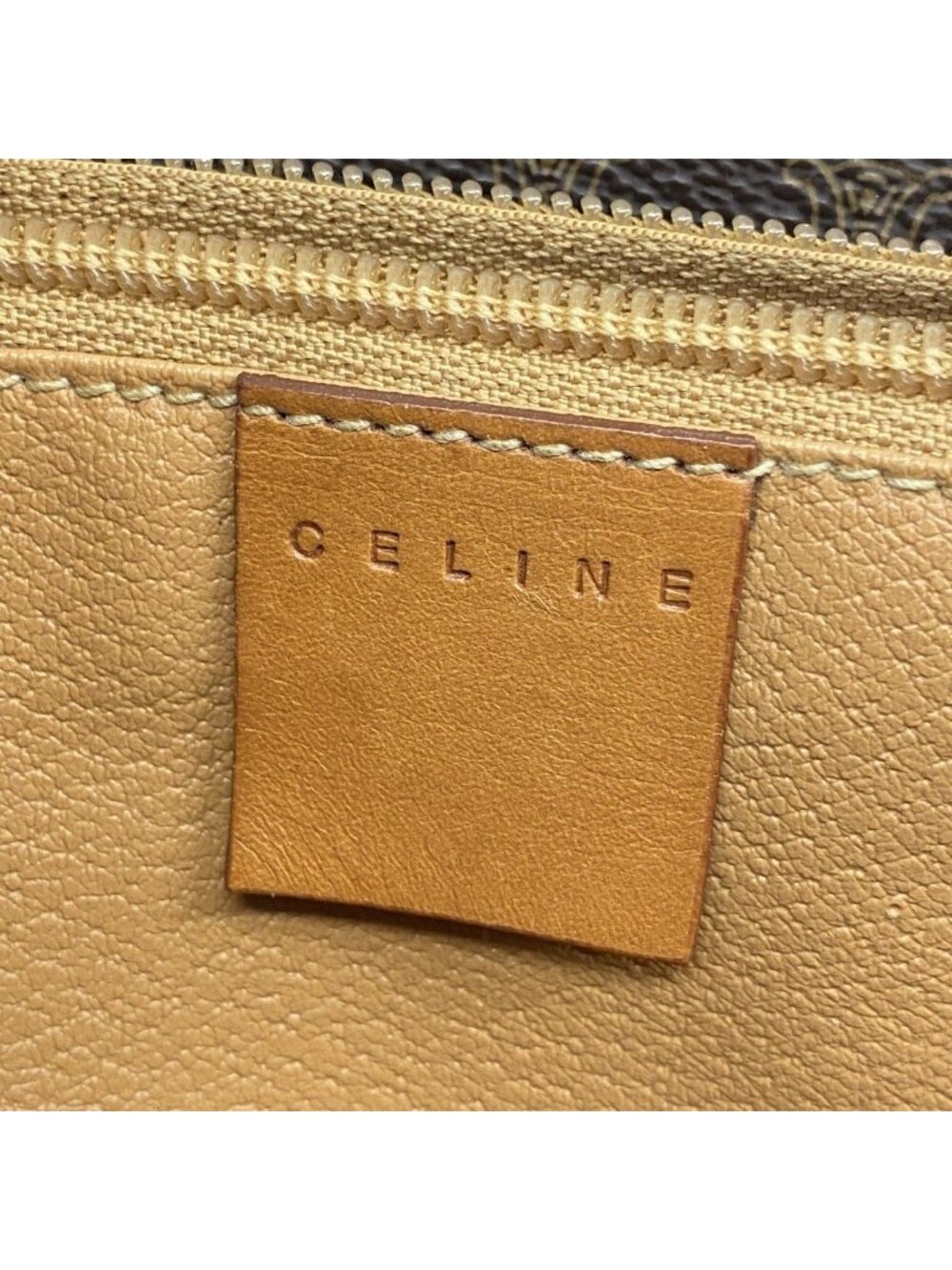 Celine Tote Macadam Brown Gold - Picture 5 of 10